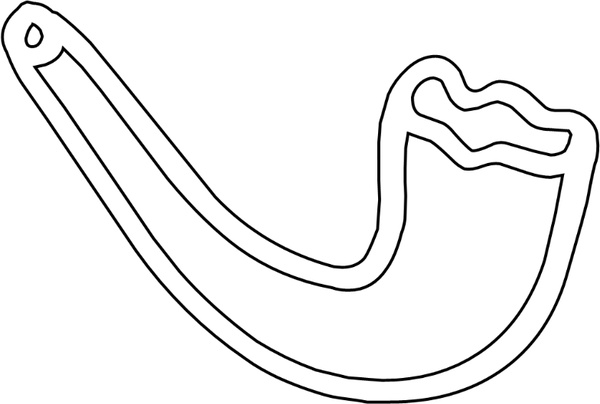 600x404 Shofar Free Vector In Open Office Drawing Svg ( .svg ) Vector