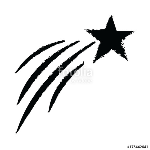 500x500 Shooting Star Vector Stock Image And Royalty Free Vector Files On