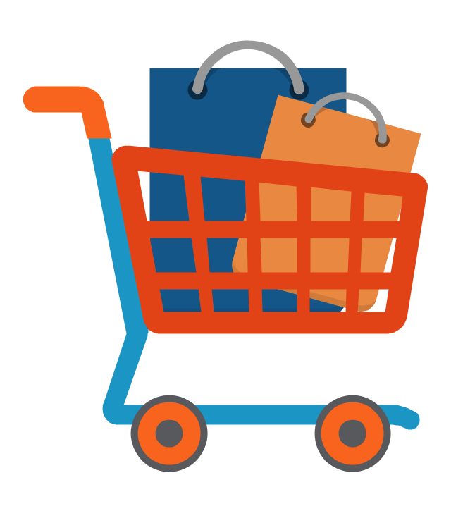640x725 Shopping Pictograms