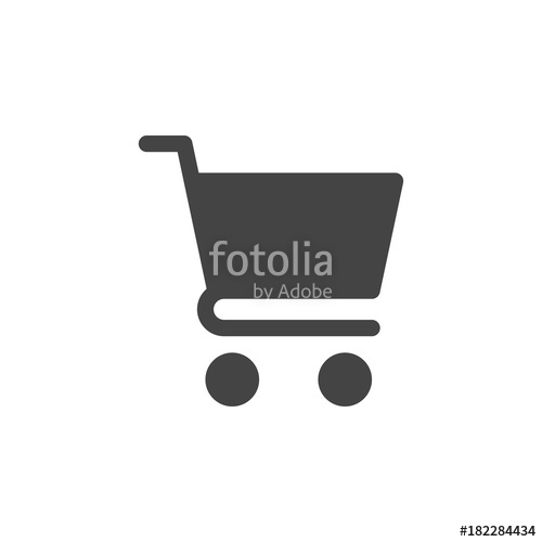 500x500 Shopping Cart Icon Vector Stock Image And Royalty Free Vector
