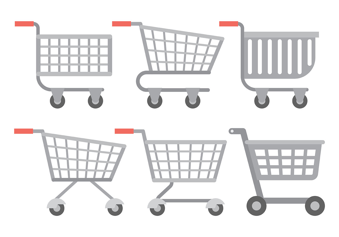 1400x980 Shopping Cart Free Vector Art