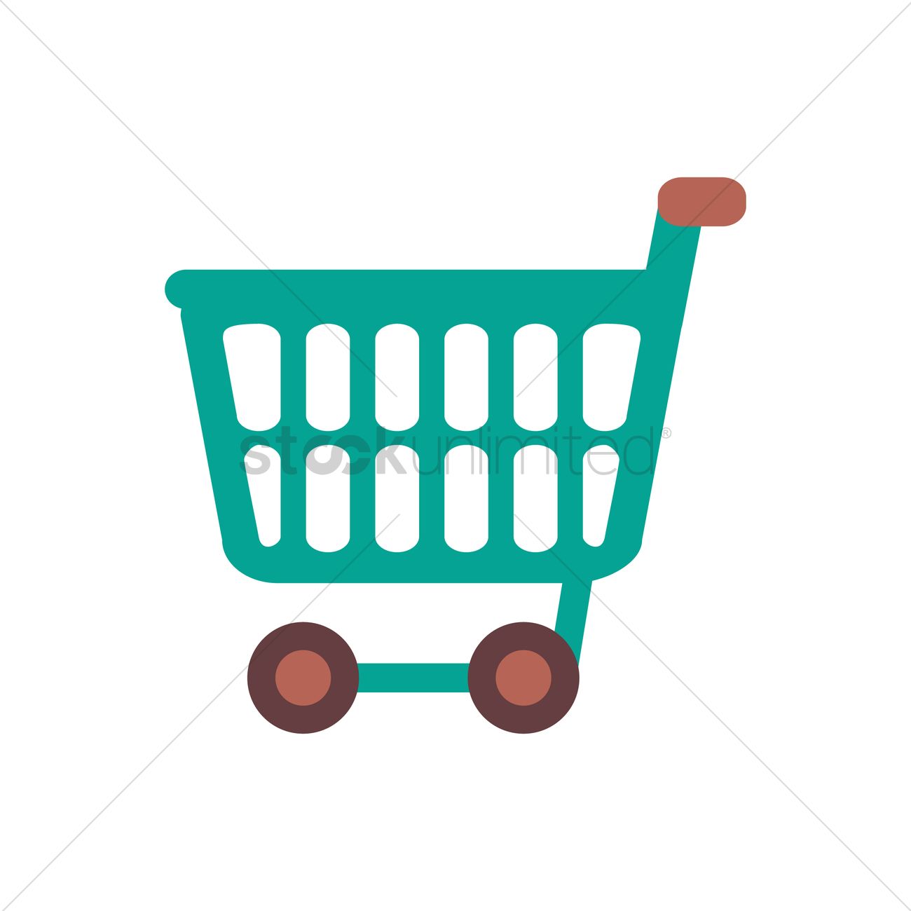 1300x1300 Free Shopping Cart Vector Image
