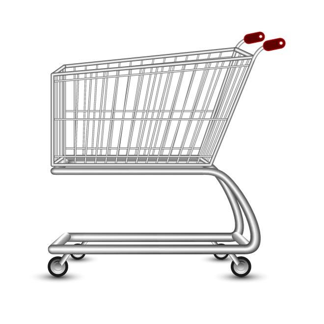 660x660 Shopping Cart Vector Image