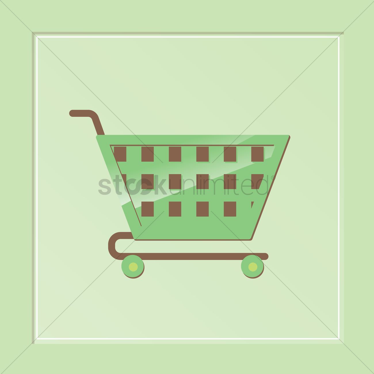 1300x1300 Free A Shopping Cart Vector Image