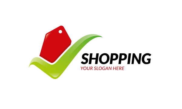 600x360 Shopping Logo Creative Vector Free Download