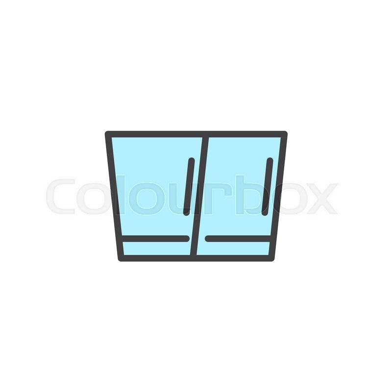 800x800 Shot Glasses Filled Outline Icon, Line Vector Sign, Linear