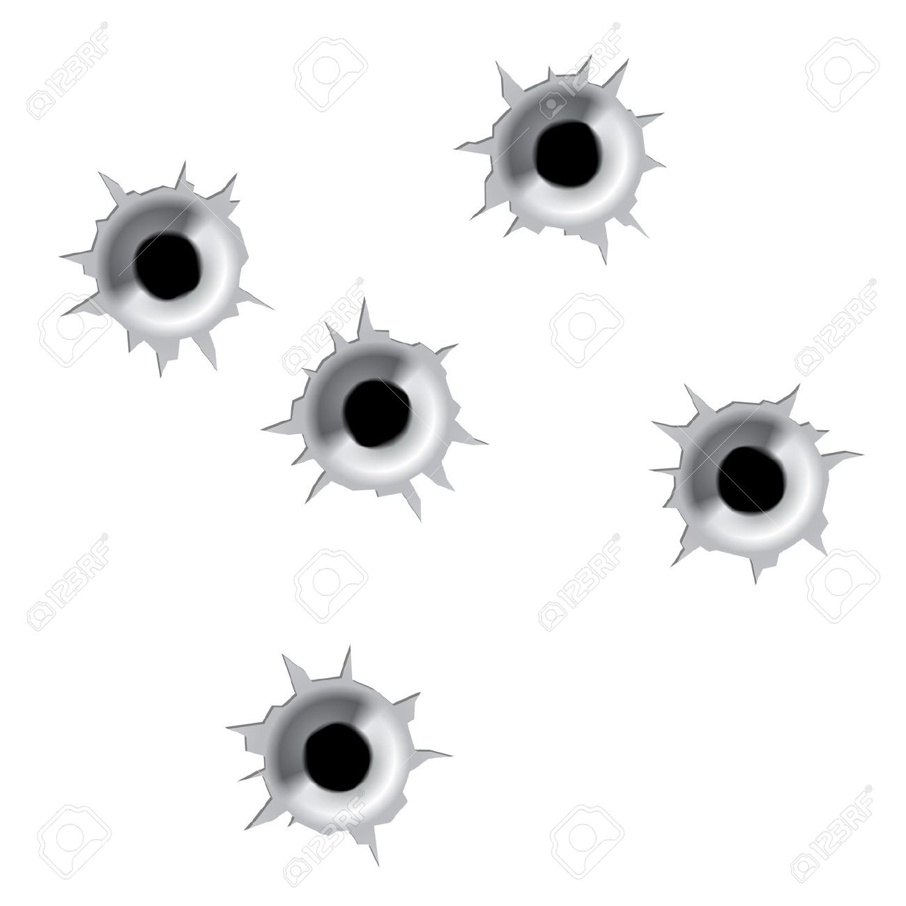 1300x1300 Gun Shot Clipart Vector Art
