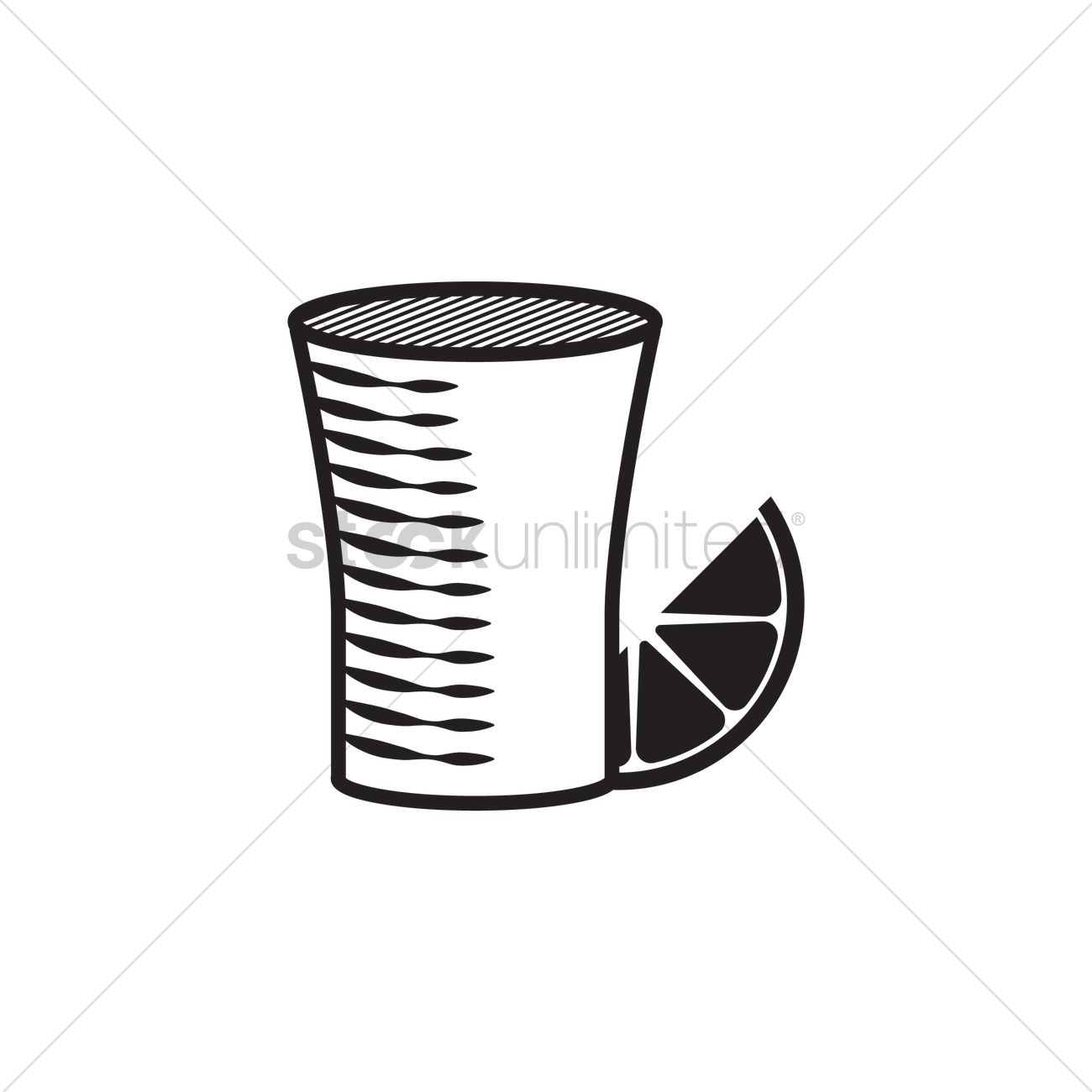 1300x1300 Tequila Shot Vector Image