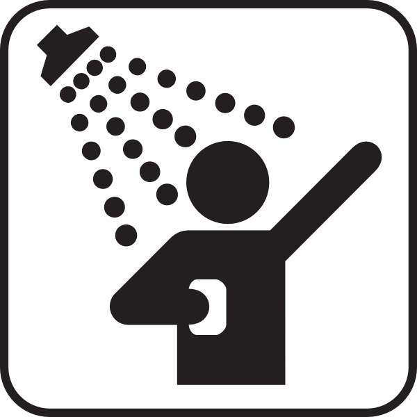 600x600 Collection Of Shower Head Clipart Black And White High