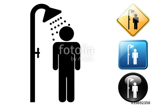500x348 Male Shower Pictogram And Icons Stock Image And Royalty Free