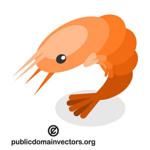 500x500 Shrimp Vector Clip Art Public Domain Vectors