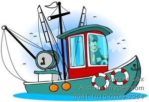 300x207 Fishing Boat Clipart Shrimp Boat 3533371