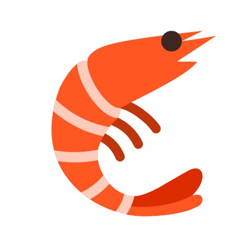 500x500 Shrimp Vector