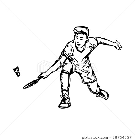 450x468 Professional Badminton With Shuttlecock