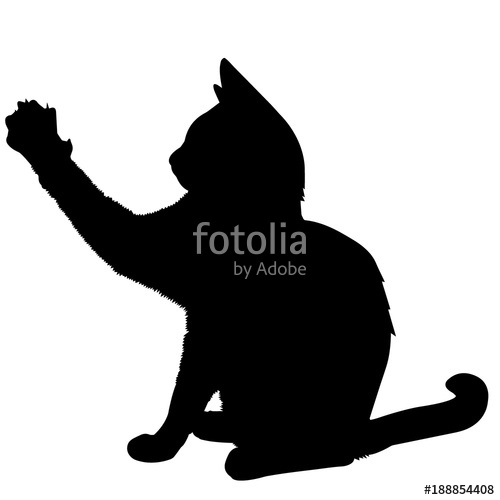 500x500 Siamese Cat Silhouette Vector Graphics Stock Image And Royalty
