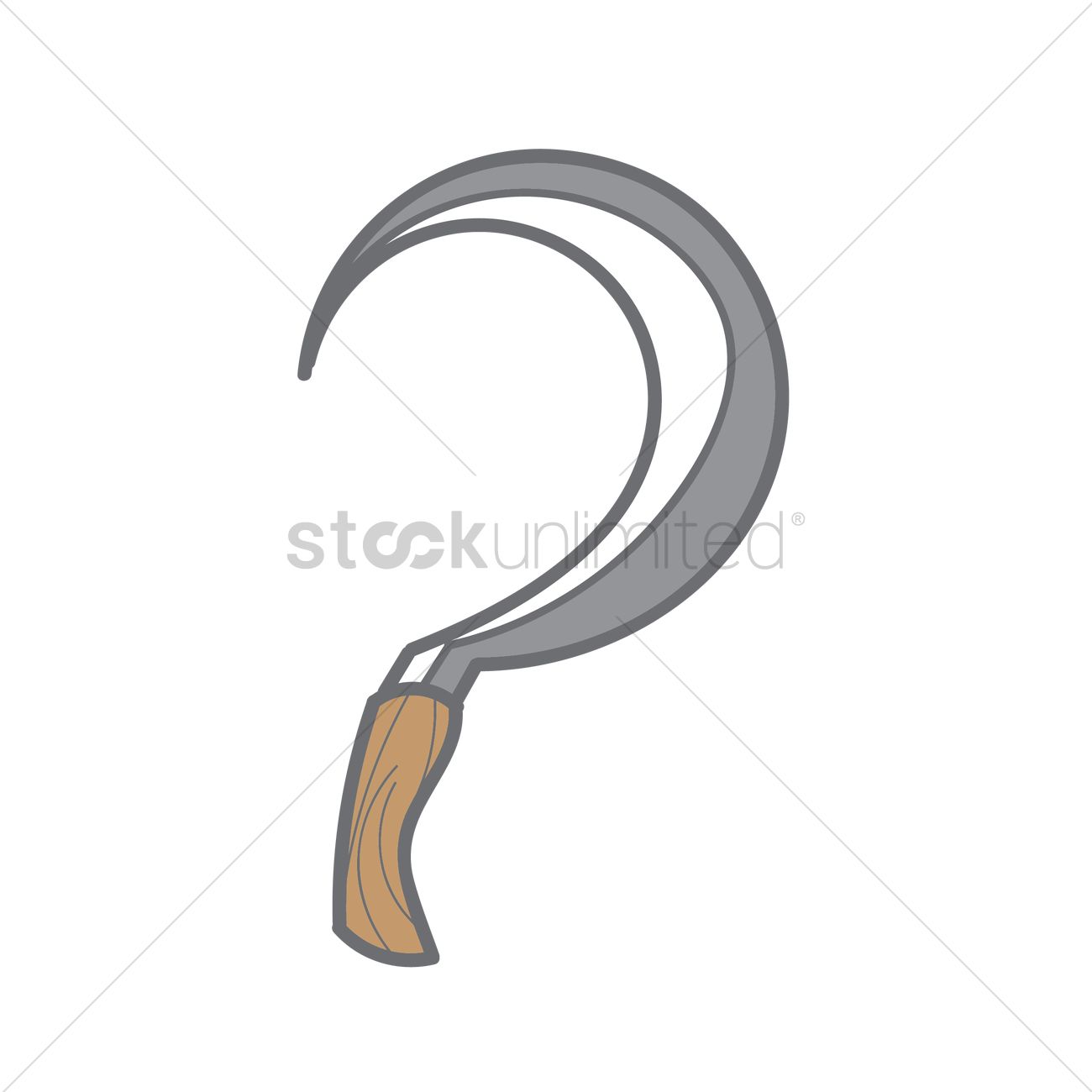 1300x1300 Sickle Vector Image
