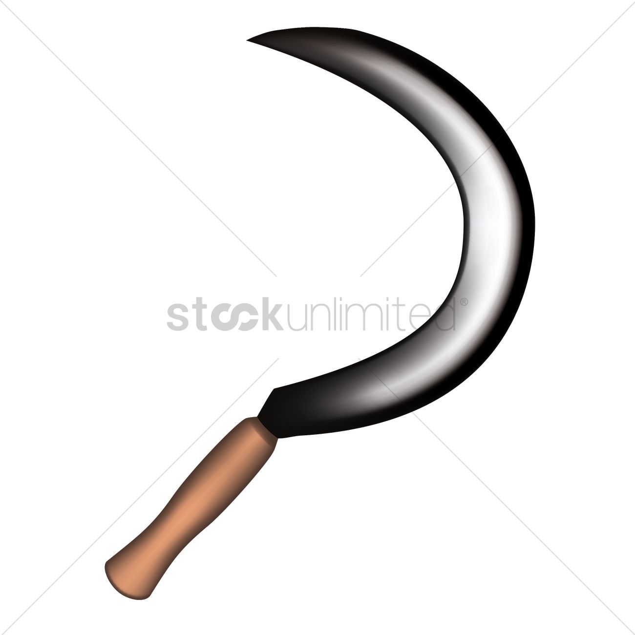 1300x1300 Sickle Vector Image