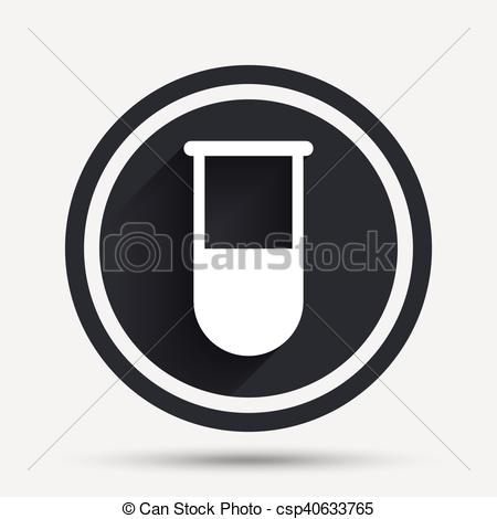 450x470 Medical Test Tube Sign Icon. Lab Equipment. Medical Test Tube Sign