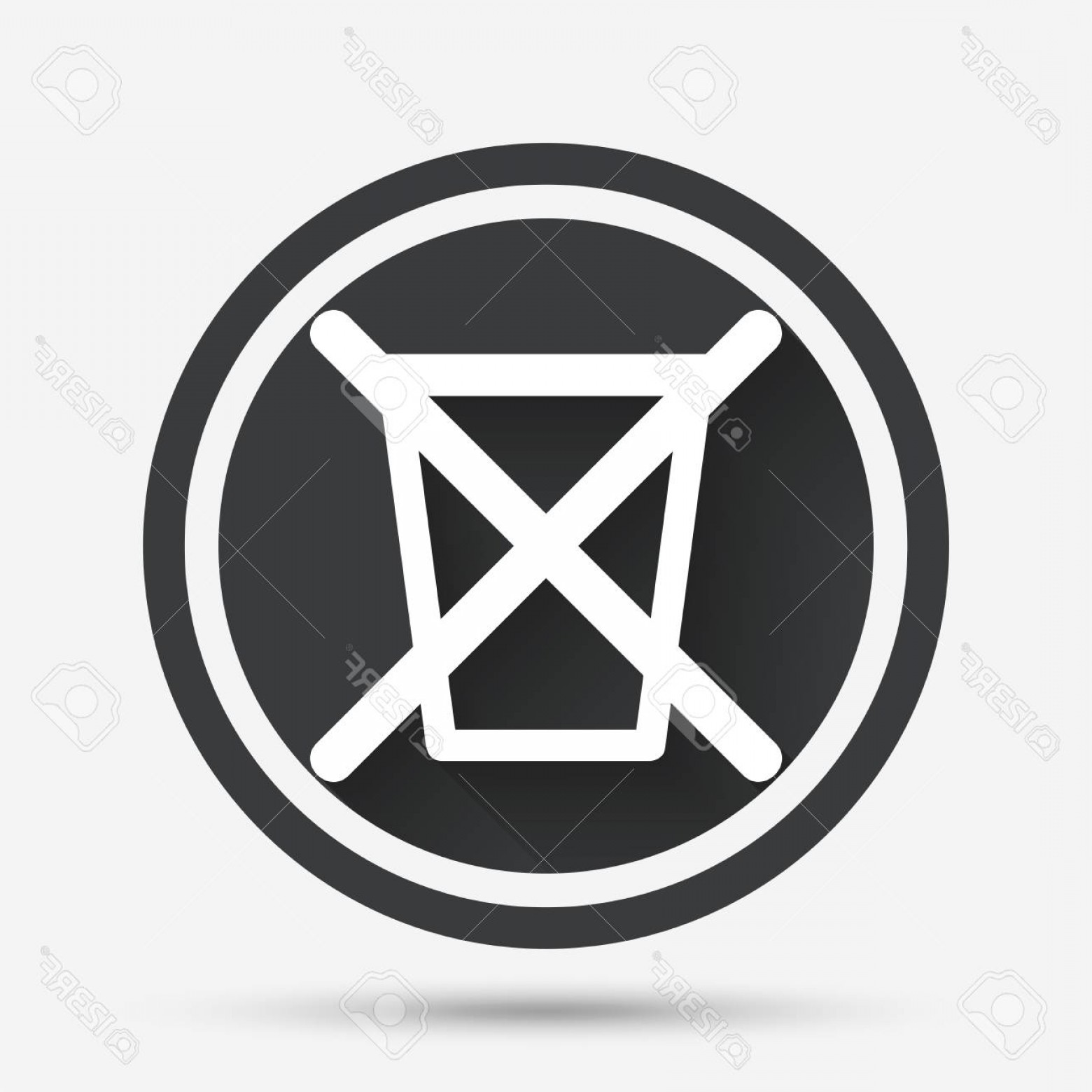 1560x1560 Photostock Vector Do Not Throw In Trash Recycle Bin Sign Icon