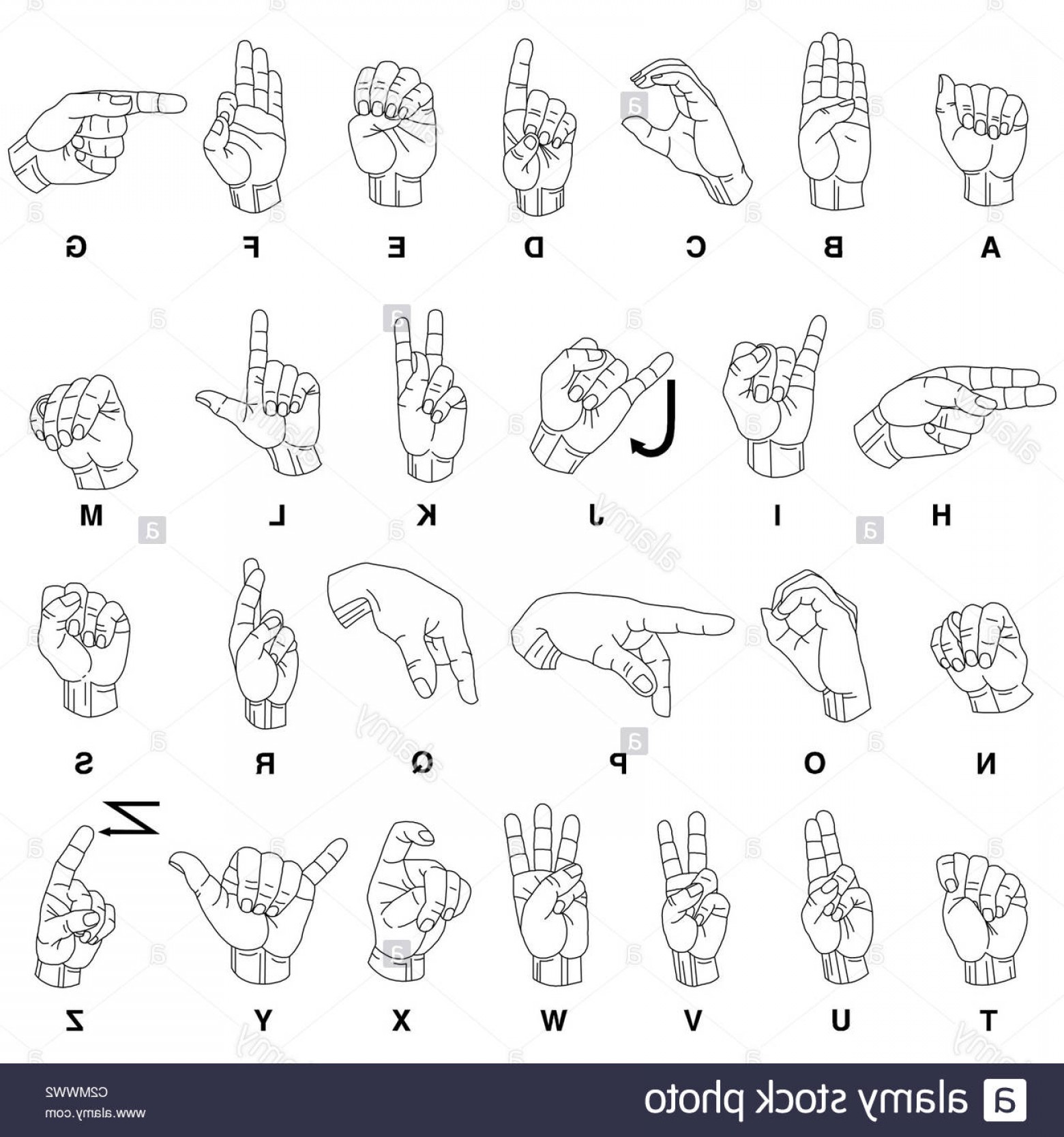 Sign Language Vector at GetDrawings | Free download