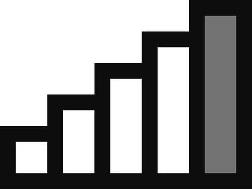 500x375 Windows Wi Fi Signal Strength Indicator Vector Image Public