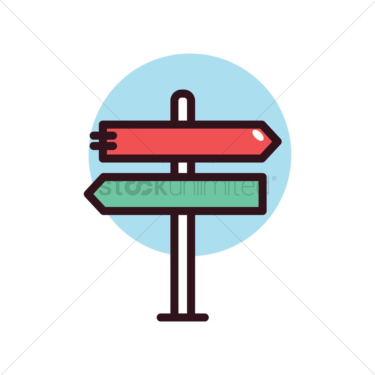 1300x1300 Signboard Vector Image