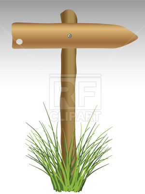 300x400 Wooden Signboard Vector Image Vector Artwork Of Signs, Symbols