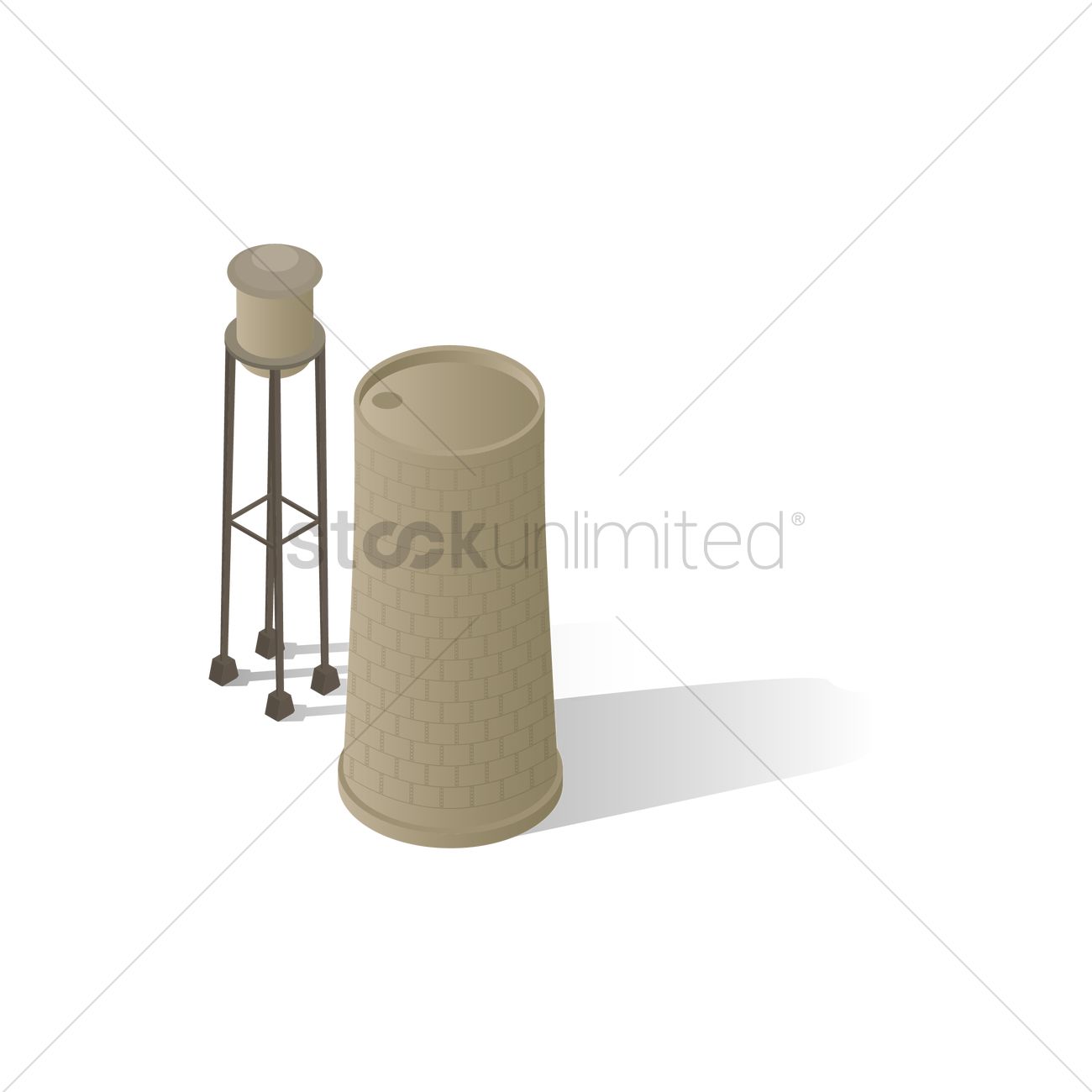 1300x1300 Silo Vector Image