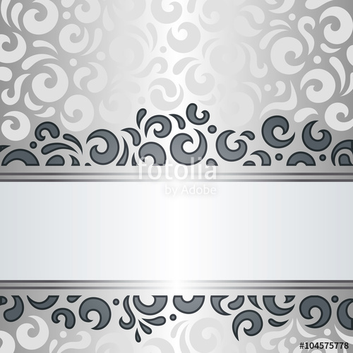 500x500 Silver Shiny Vintage Decorative Wallpaper Pattern Background