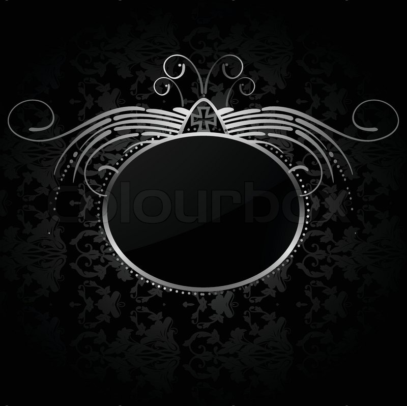 800x798 Royal Background With Silver Frame Vector Stock Vector Colourbox