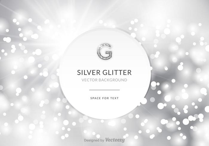 700x490 Free Silver Glitter Vector Background