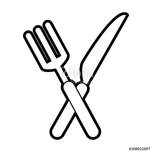 500x500 Silverware Vector Illustration Stock Image And Royalty Free
