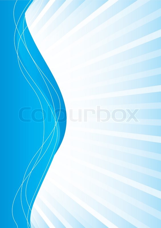 565x800 Simple Abstract Blue Background, Vector Illustration Stock