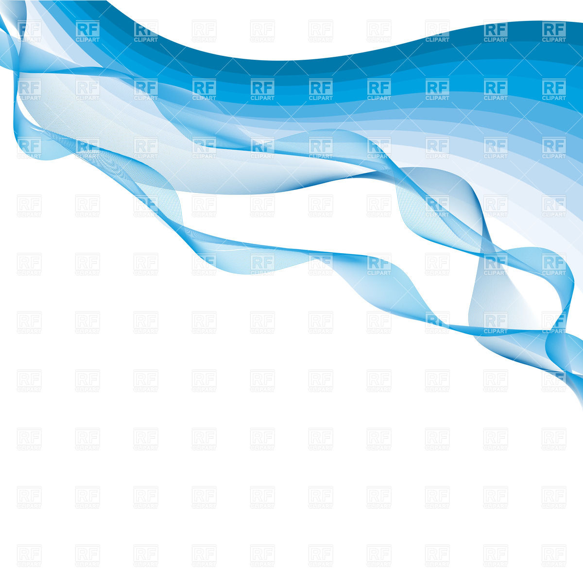 1200x1200 Abstract Background With Simple Blue Waves Vector Image Vector