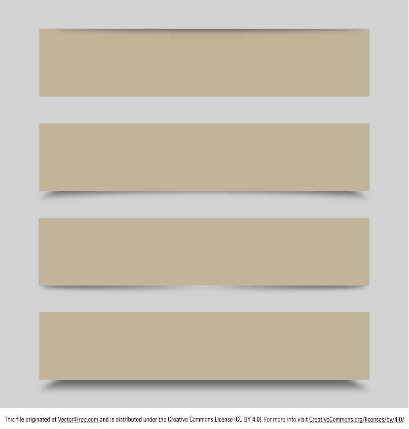 829x869 Free Simple Beige Banner Vectors
