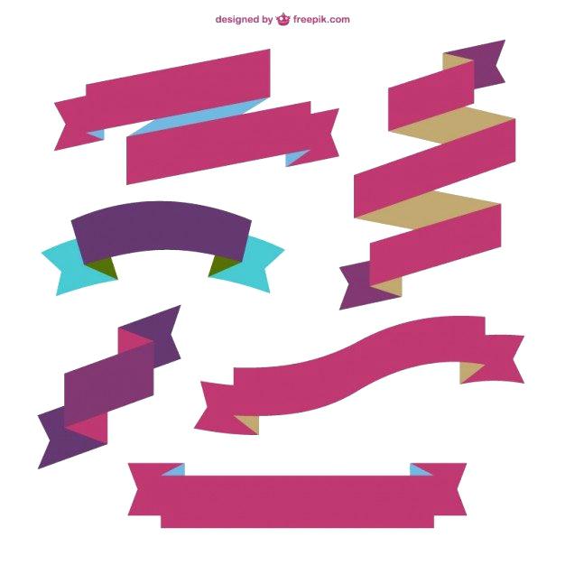 626x626 Ribbon Banner Shapes Free Template Templates Images Of For