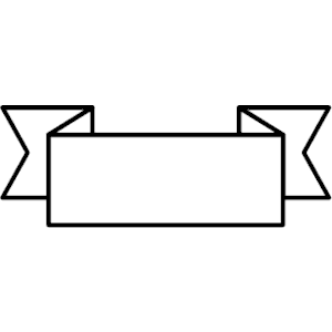 300x300 Simple Banner Clipart