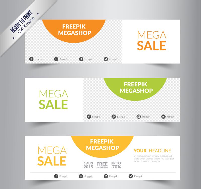 800x754 3 Simple Sales Banner Vector [Ai]