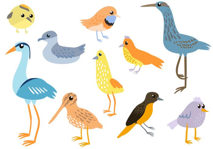 700x490 Free Simple Birds Vectors