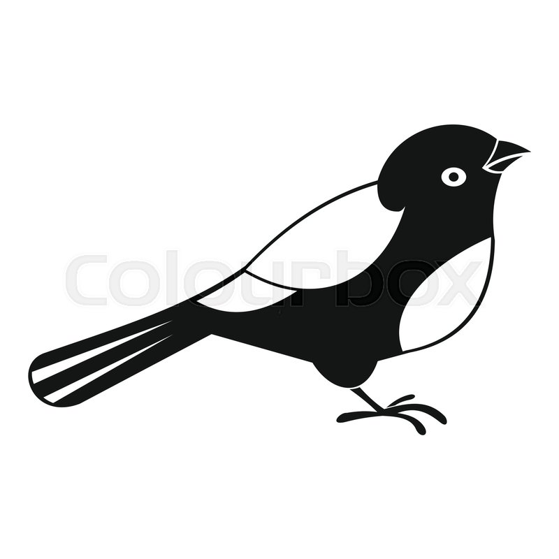 800x800 Bird Icon. Simple Illustration Of Bird Vector Icon For Web Stock