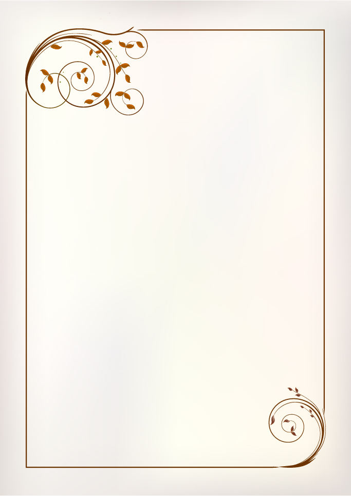 683x965 Simple Ornament Frame Vector Material 01 Free Download