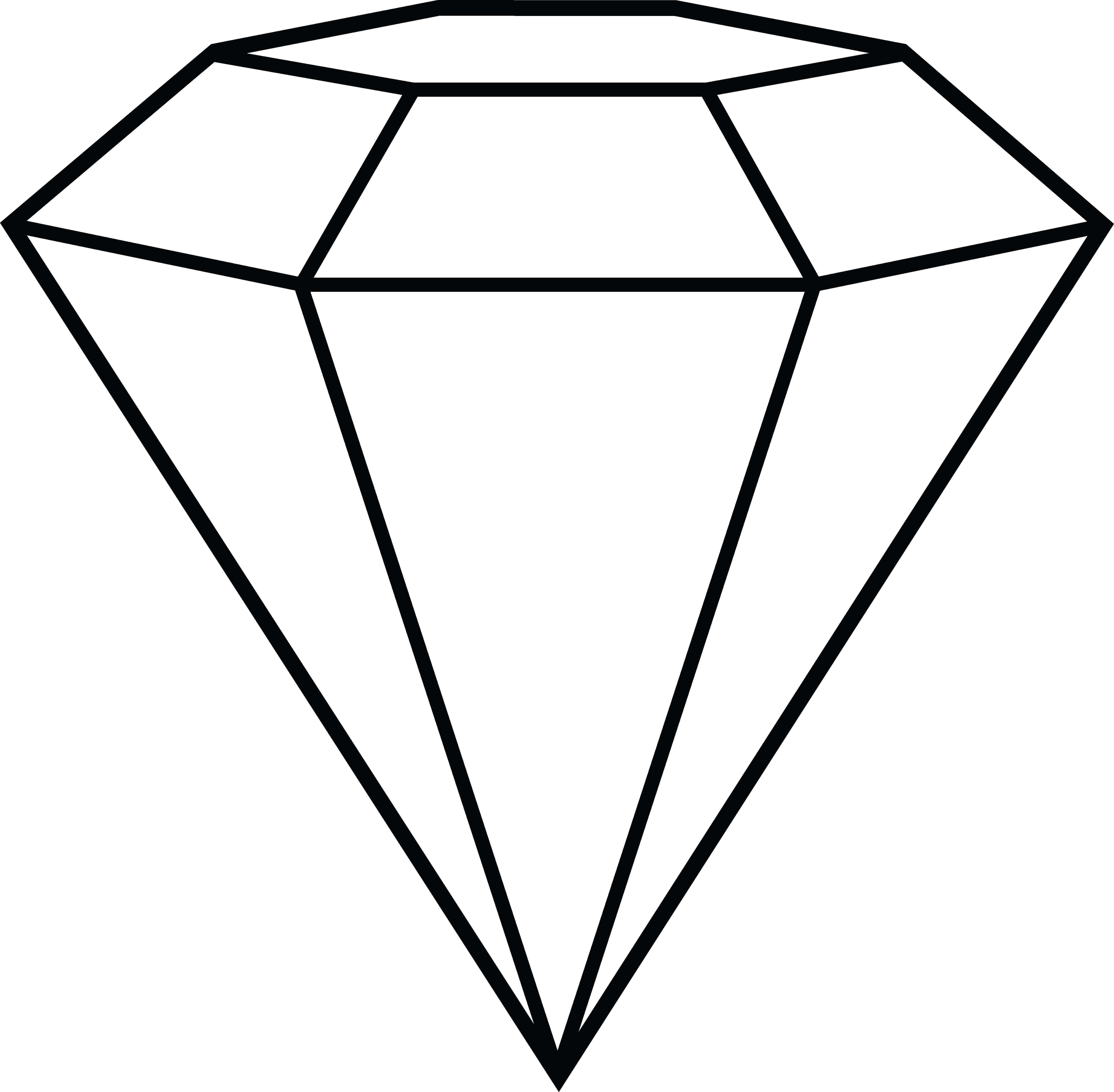 5588x5475 Diamond Clipart Simple