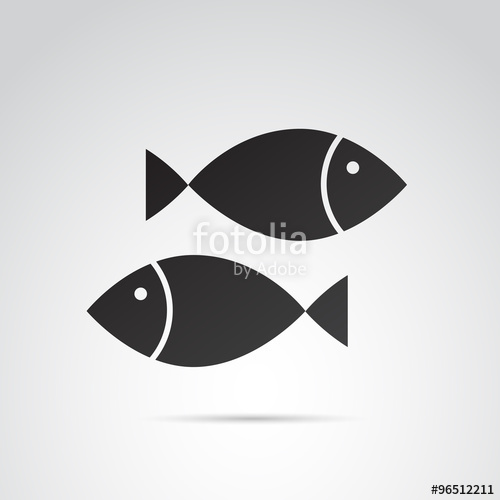 500x500 Fish Vector Icon. Stock Image And Royalty Free Vector Files On