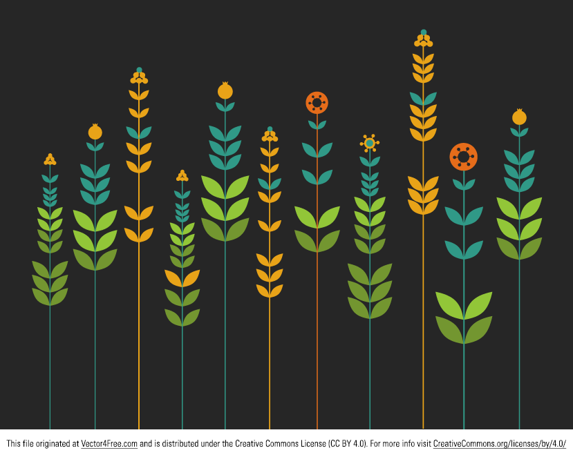 829x662 Simple Flowers Background