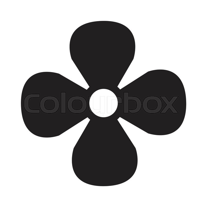 800x800 Simple Silhouettes Of Flower Stock Vector Colourbox