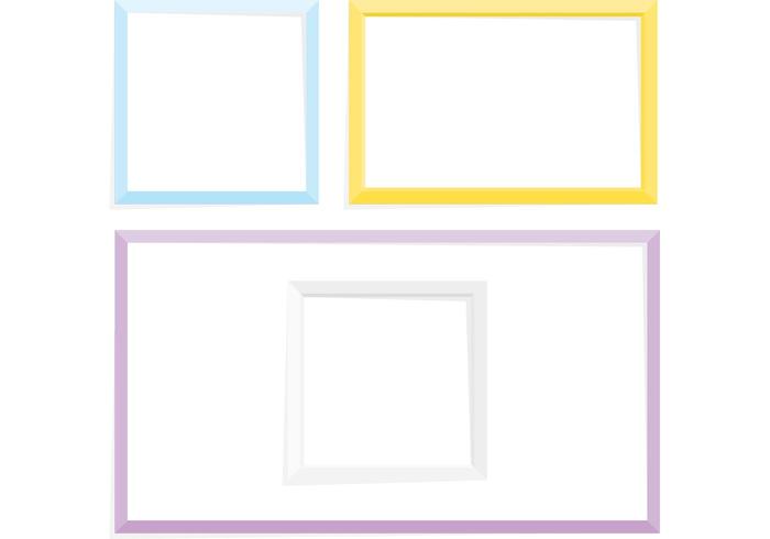 700x490 Simple Frame Vector Pack