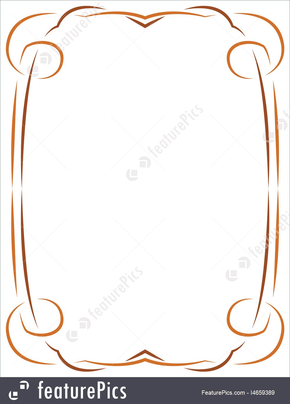 1000x1392 Vector Simple Frame For Design Stock Illustration I4659389