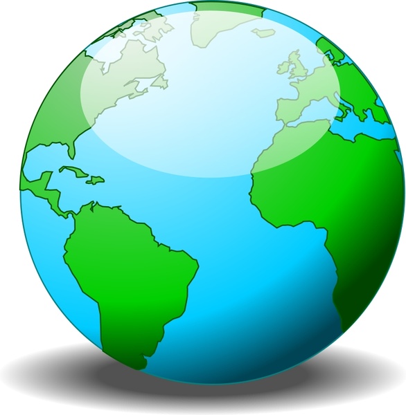 586x600 A Simple Globe Free Vector In Open Office Drawing Svg ( .svg