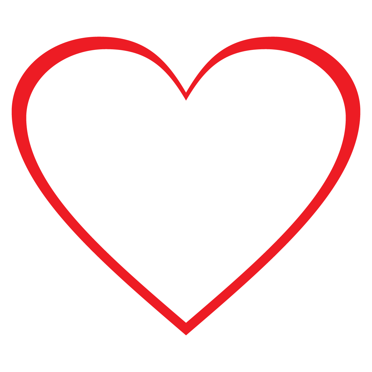1200x1200 Love Clipart Simple Heart