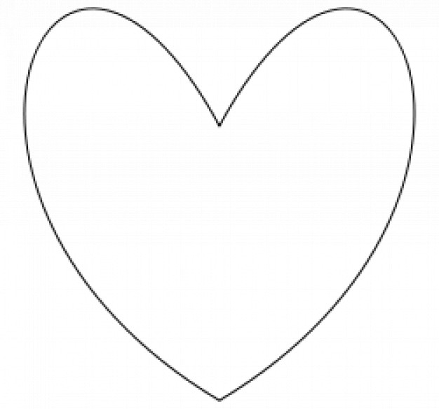626x583 Simple Heart Vector Free Download
